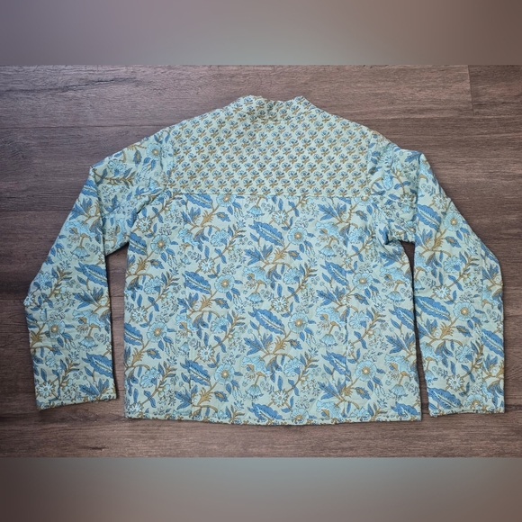 Anthropologie dRA LosAngeles Quilted Jacket XS Cottagecore Cabincore Floral - Picture 2 of 12